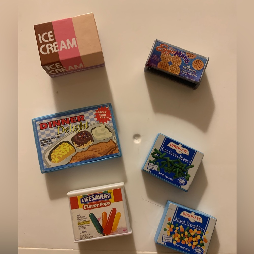 Vintage kitchen littles 1996 Frozen food lot $15